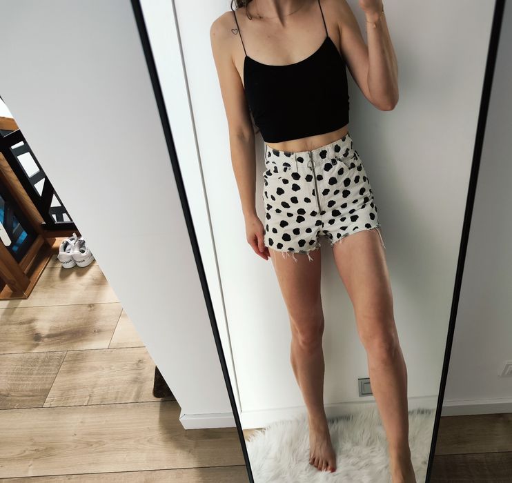 Spodenki szorty wysoki stan Topshop