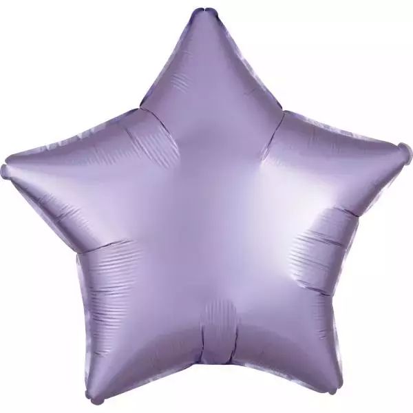Balon foliowy Lustre Pastel lila gwiazda 48cm. Nowy Produkt