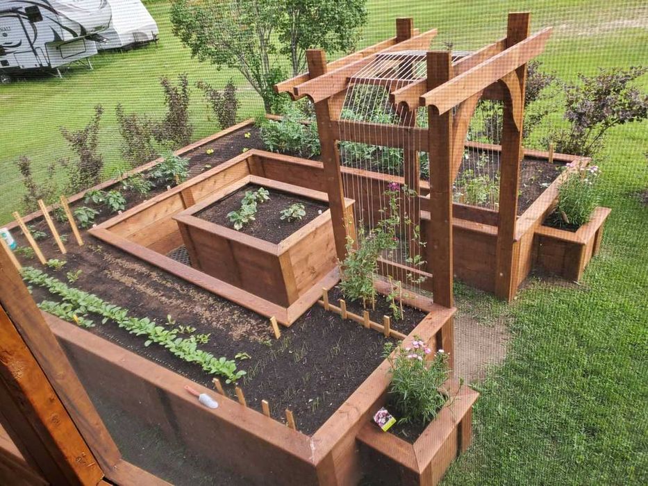 Садовая мебель: Беседки, Качели, Террасы, Навес и детские площадки