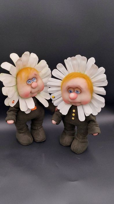 Интерьерная кукла-Цветочек, ручная работа.