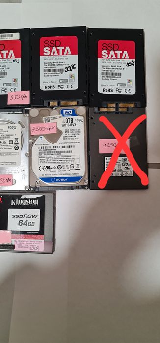 SSD накопичувачі KINGSTON