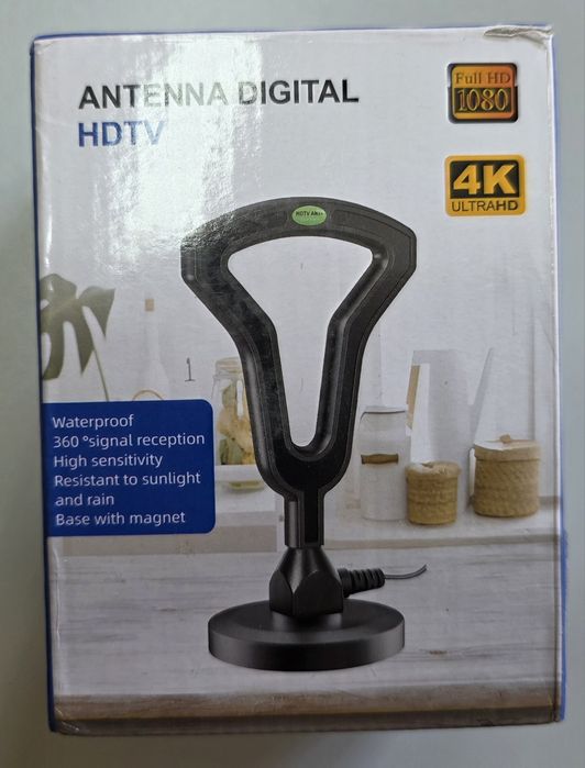 Antena HDTV Digital 4K - Antena Interna