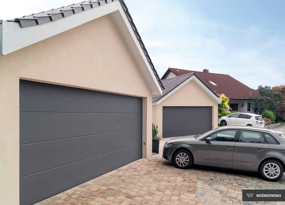 BRAMA garażowa Wiśniowski antracyt / Wodzisław, Gorzyczki, Mszana