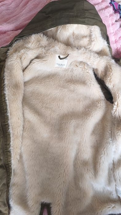 Zara 140 kurtka świetny stan zimowa parka