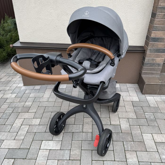 Коляска Stokke xplore X 2в1 люлька прогулка підстаканник футмуф плед