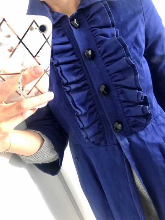 Płaszcz topshop szafirowy