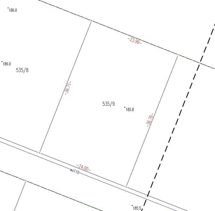 Działka budowlana  uzbrojona  0.0882 ha