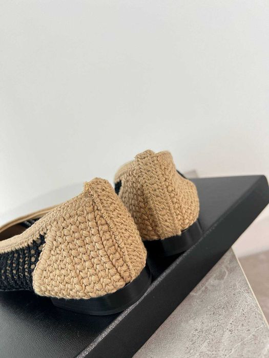 Chanel klasyczne baleriny z kolekcji plecionych espadryli