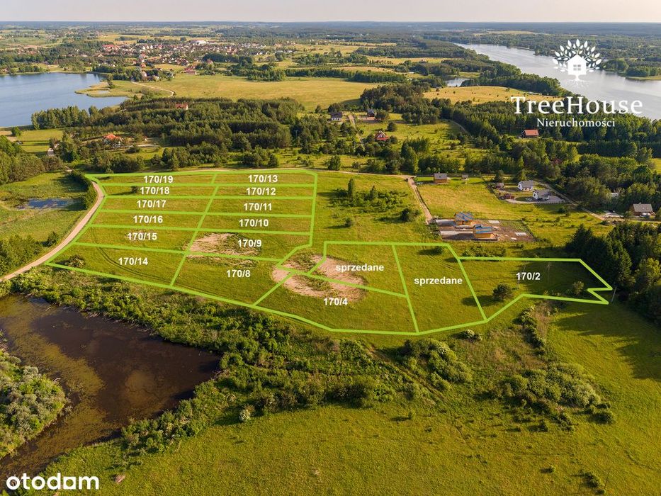 Pasym – działki budowlane nad jeziorem Kalwa