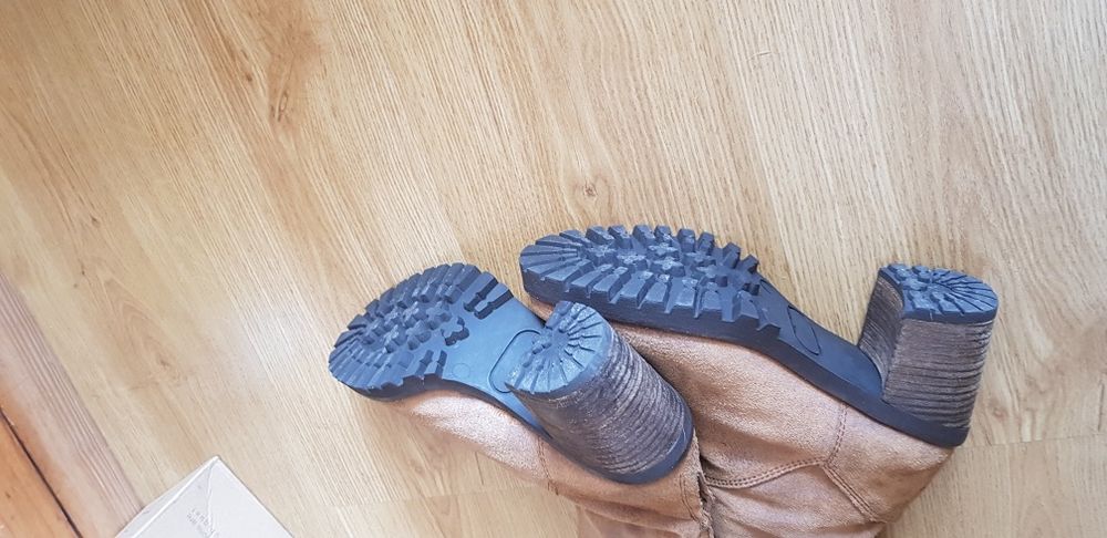 Botas Xuz 37 pele camel