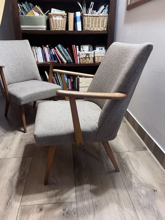 Fotel PRL retro vintage 2 szt