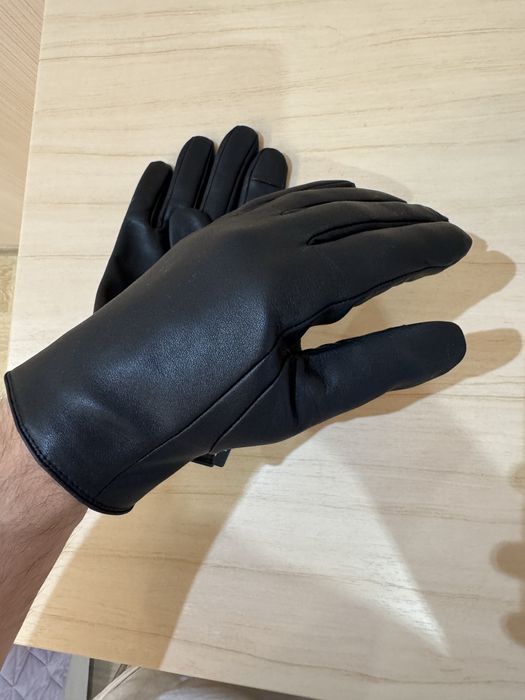 Кожані рукавиці Boss