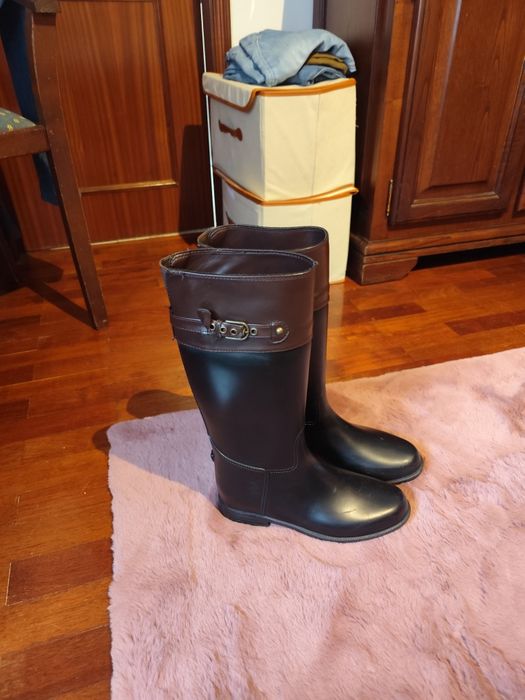 Botas cano alto tipo cavaleiro