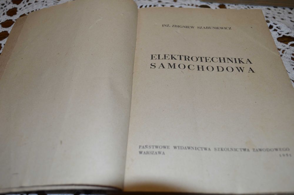 Elektrotechnika samochodowa 1951
