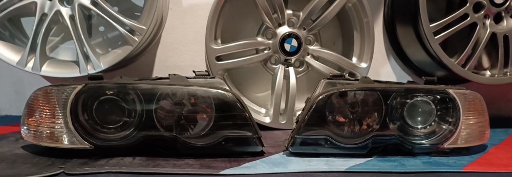 Conjunto de faróis xénon originais Bosch,para bmw E46 coupé fase 1