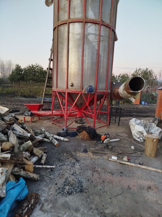 Твердопаливний котел до зерносушки