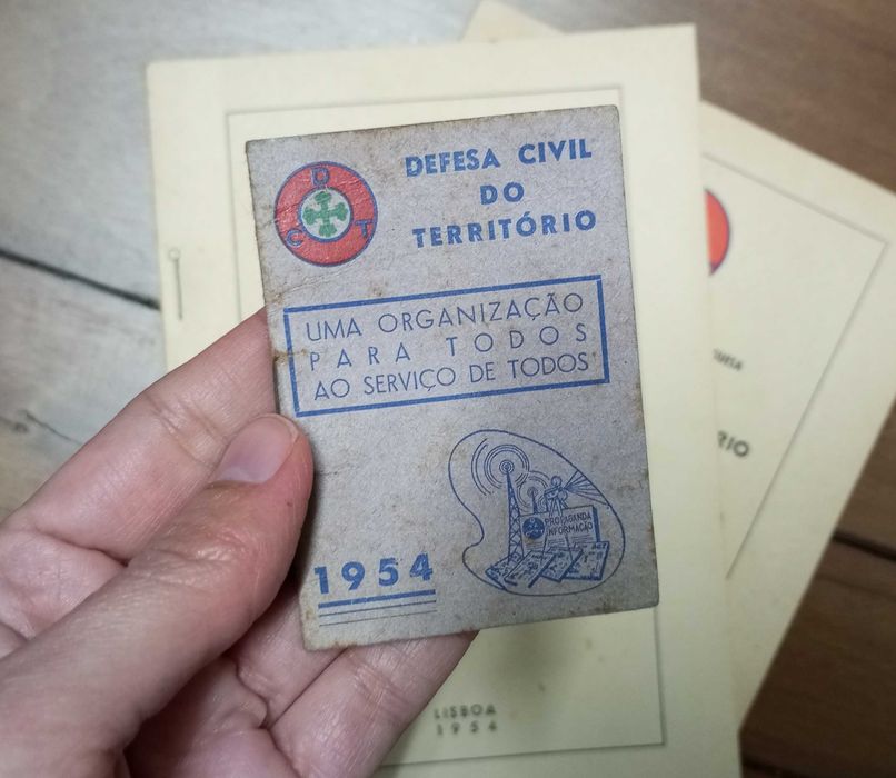Antigos Manuais Defesa Civil do Território Manual Básico anos 50