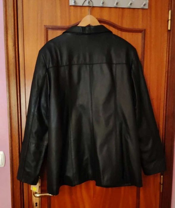 Casaco pele genuína