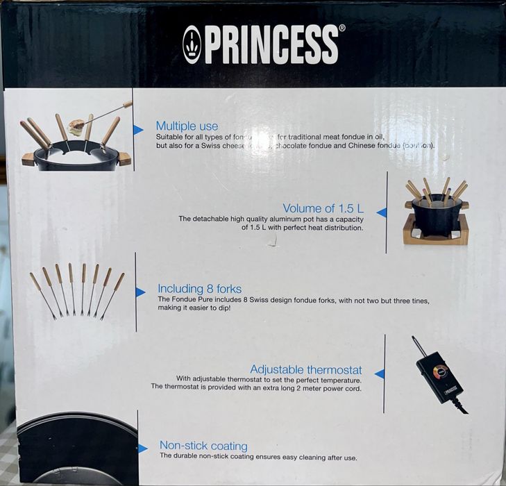 PRINCESS 173025 - Fondue Preto Puro