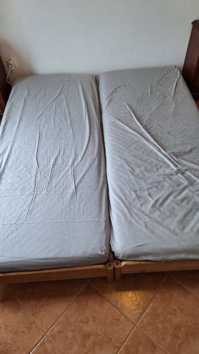 Cama empilhavel Utaker ikea 80x200 + colchão Agotnes
