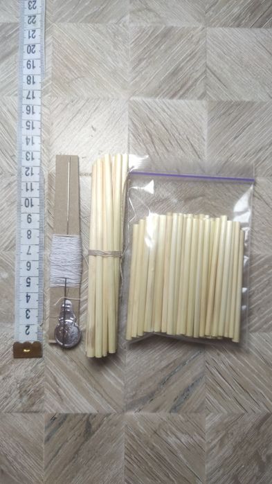 Солом'яний різдвяний павук набір соломки зроби сам