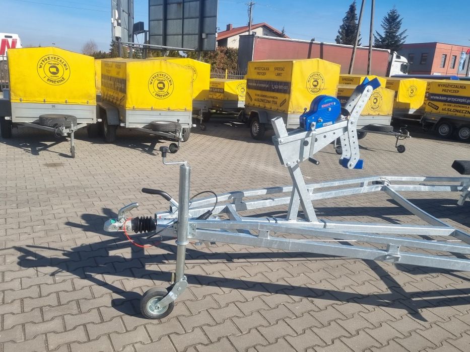 Przyczepa podłodziowa 2000 , 2500 DMC przyczepy nowe PRODUCENT do 7.8m