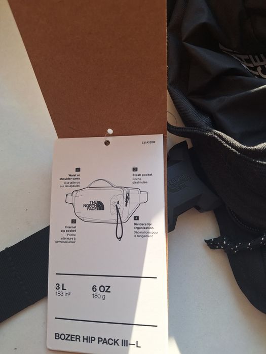 Nerka The North Face BOZER HIP PACK III – L, TNF Black