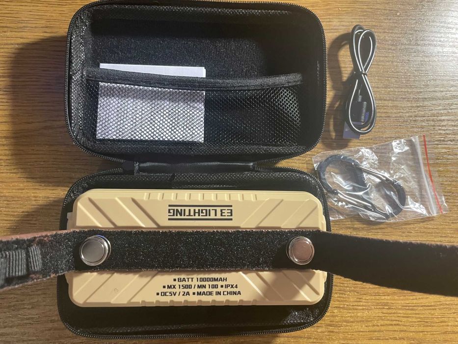 Яркая аккумуляторная LED лампа, кемпинговый фонарь 10 000 mAh 150 час