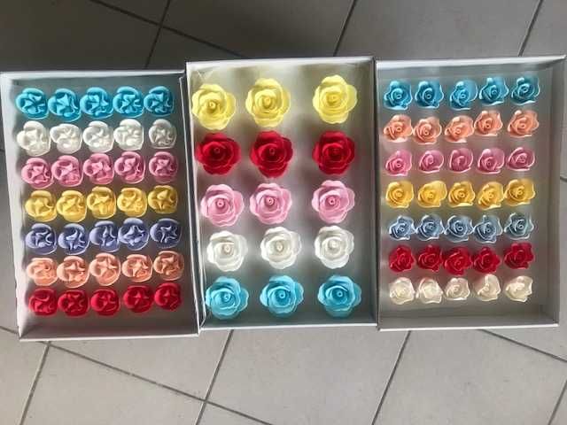 Flores em açúcar decoração bolos pastelaria padaria