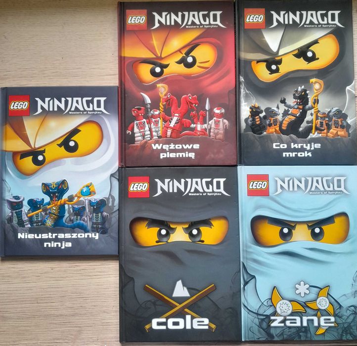 Lego Ninjago 5szt -seria książek