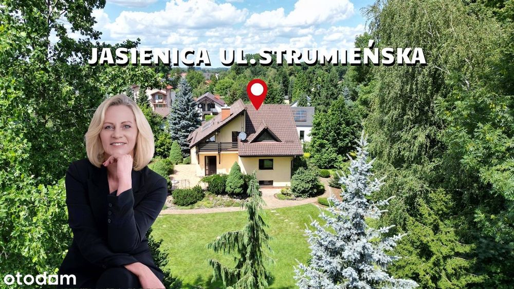 jasienica dom z dostępem do strumyka, działka 22a.