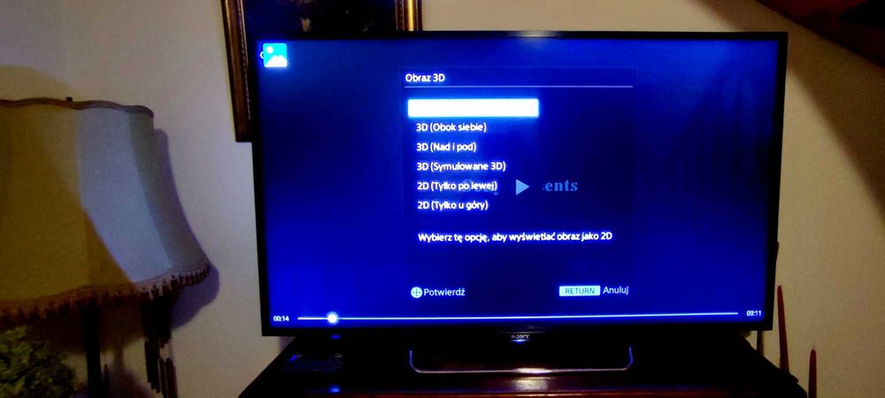Super TV SONY 55" 400 Hz, net, USB, SAT. tylko 6 ms GtG (gw.) PS5 itp.