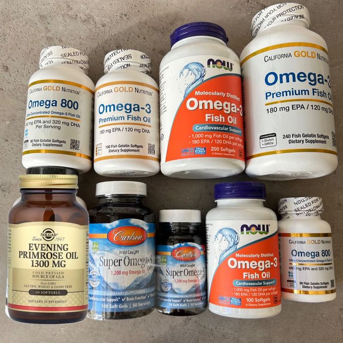 В НАЯВНОСТІ! Омега рибячий жир з iherb
