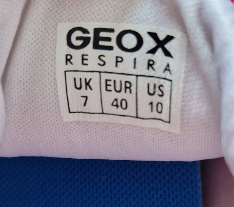 Półbuty adidasy sneakersy Geox Respira D15NUA Fuchsia r 40