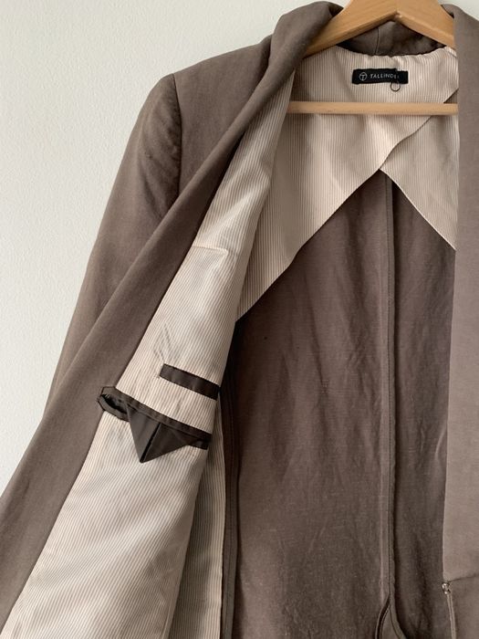 Blezer marynarka żakiet Tallinder 36 S chłodny beż