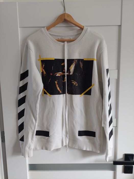 Bluza z nadrukiem biała M