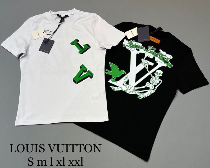 РАСПРОДАЖА! Louis Vuitton мужская футболка унисекс женская