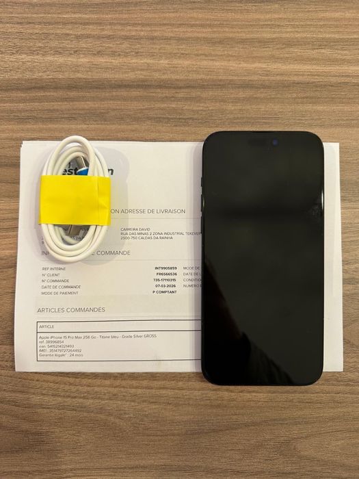 iPhone 15 Pro Max 256gb Fatura e Garantia
