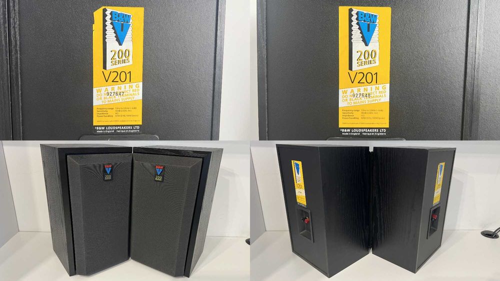 B&W 200 series/prod. angielska/SUPER MONITORY/jak nowe/UNIKALNE/okazja