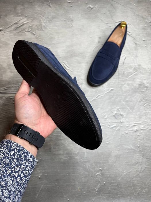 Мужские лоферы туфли 40-45 замш