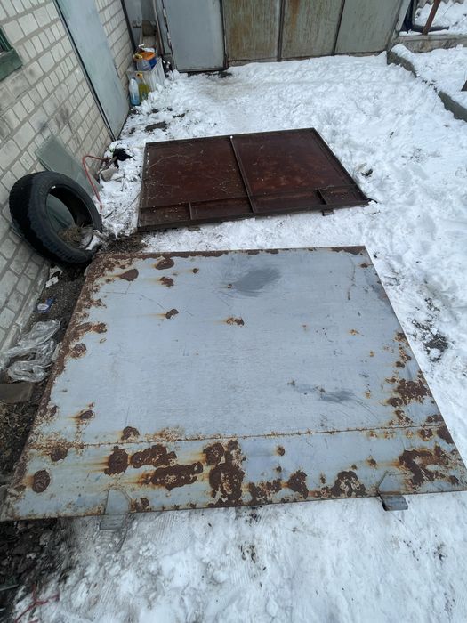 Металические ворота для гаража