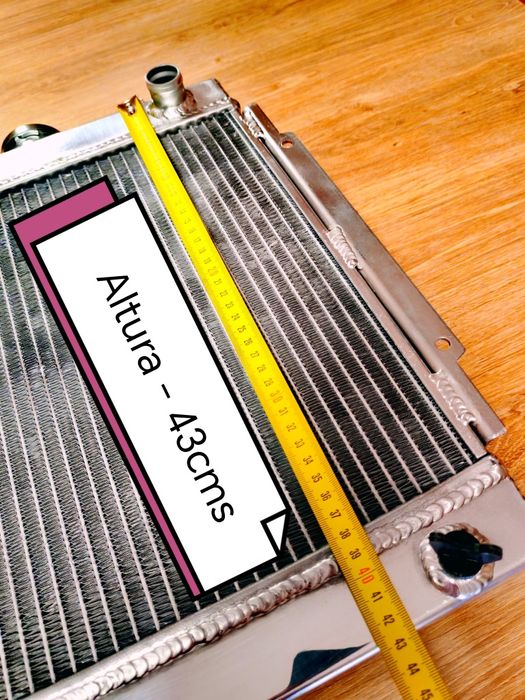 Radiador Alumínio Datsun 1200 desde o ano 1970 até 1976.