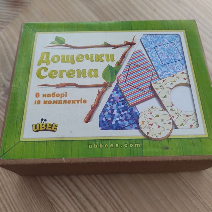 Дощечки  сегени вкладиши