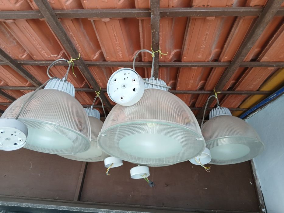 Holofotes redondos de vidro