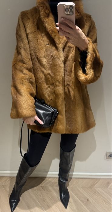 Futro naturalne vintage w super stanie zapraszam