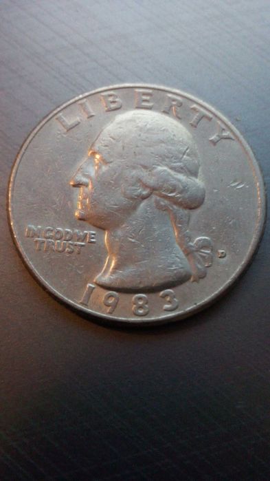 Moeda Quarter Dólar - 1983