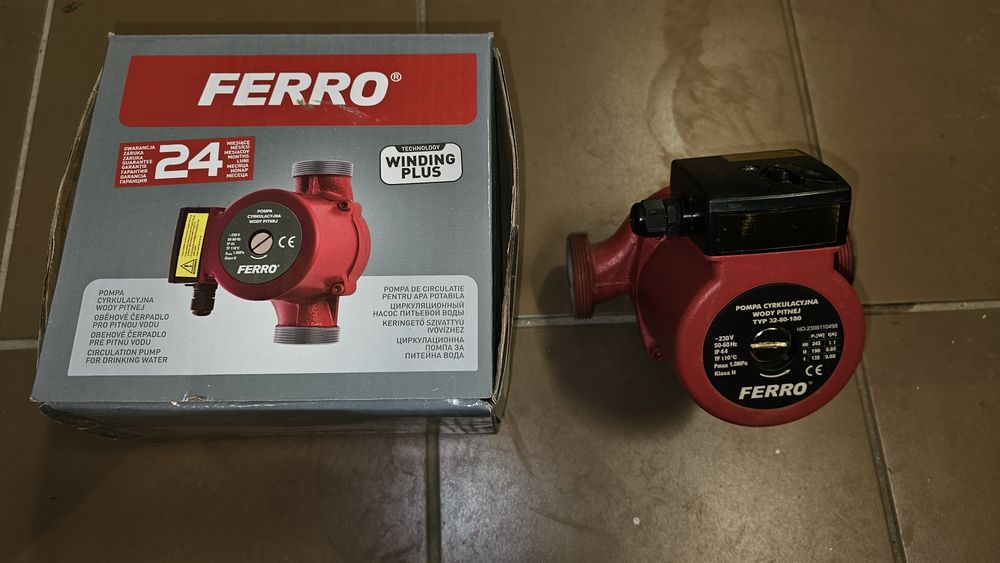 Pompa cyrkulacyjna c.w.u. oraz pompy obiegowe c.o.