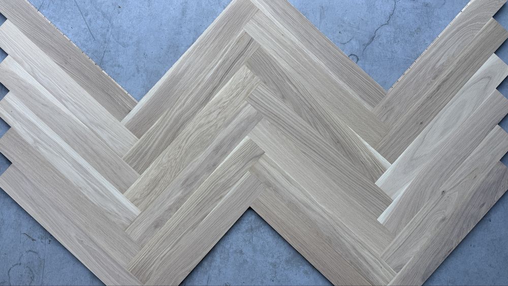 Dębowy parkiet, jodełka, OUTLET 38m2!