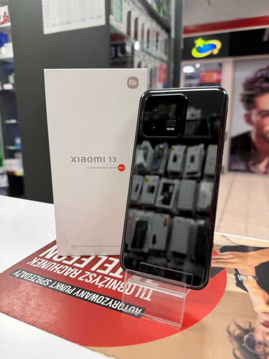 Xiaomi 13 5G 8/256GB Black | Gwarancja | Sklep | Stan idealny