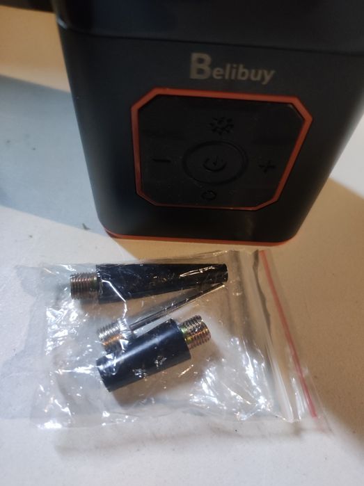 Mini compressor powerbank e lanterna